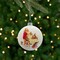 Northlight Norman Rockwell 'Santa and His Helpers' Glass Disc Christmas Ornament - 3"